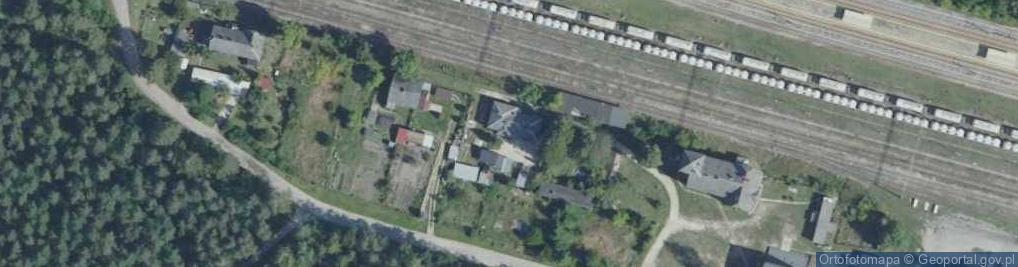 Zdjęcie satelitarne Stacja Małogoszcz ul.