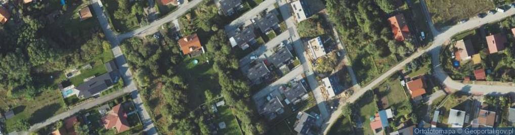 Zdjęcie satelitarne Stary Kisielin-Liliowe Wzgórze ul.