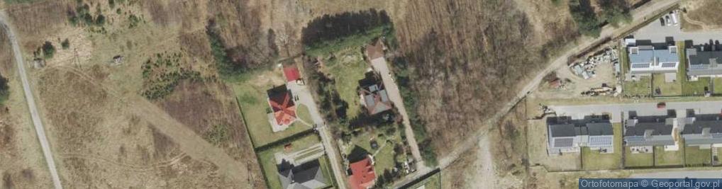 Zdjęcie satelitarne Stary Kisielin-Różana ul.