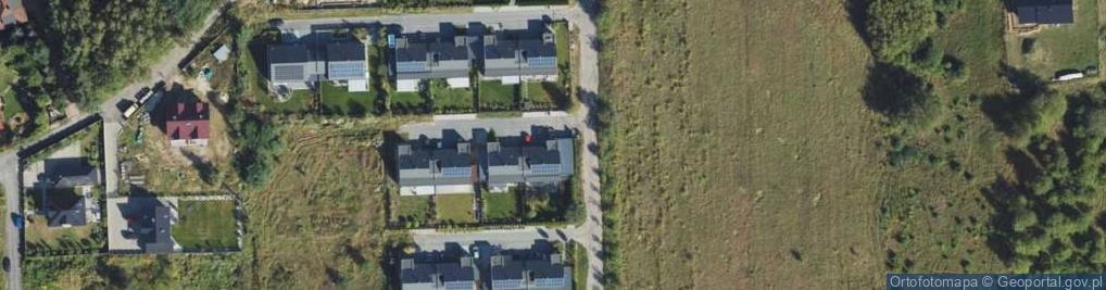 Zdjęcie satelitarne Stary Kisielin-Wiosenna ul.