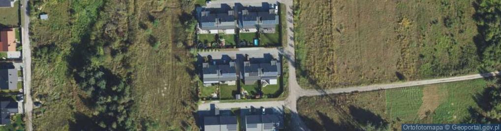 Zdjęcie satelitarne Stary Kisielin-Wiosenna ul.