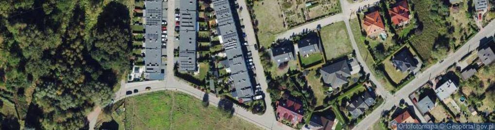 Zdjęcie satelitarne Sudecka ul.