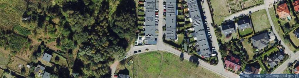 Zdjęcie satelitarne Sudecka ul.