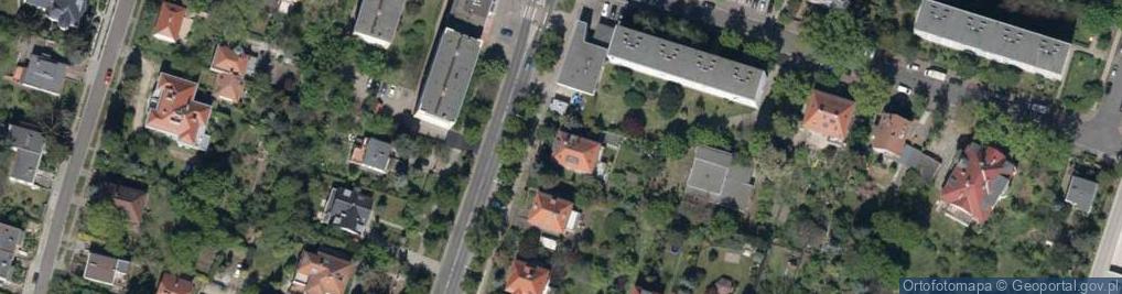 Zdjęcie satelitarne Sudecka ul.