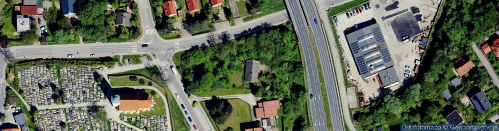 Zdjęcie satelitarne św. Stanisława ul.