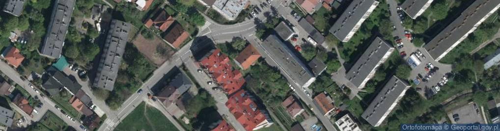 Zdjęcie satelitarne św. Leonarda ul.