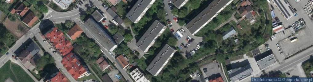 Zdjęcie satelitarne św. Leonarda ul.