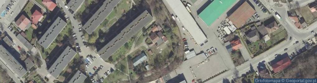 Zdjęcie satelitarne św. Leonarda ul.