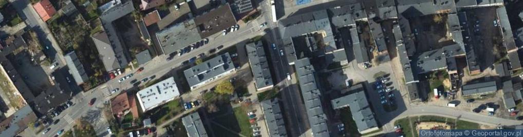 Zdjęcie satelitarne św. Anny ul.