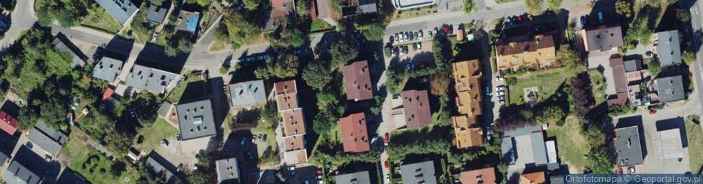 Zdjęcie satelitarne św. Barbary ul.