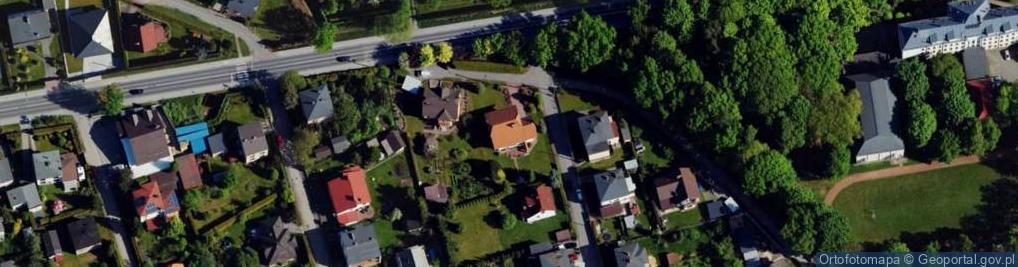Zdjęcie satelitarne św. Barbary ul.