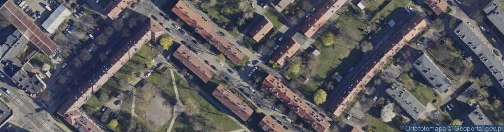 Zdjęcie satelitarne św. Bronisławy ul.