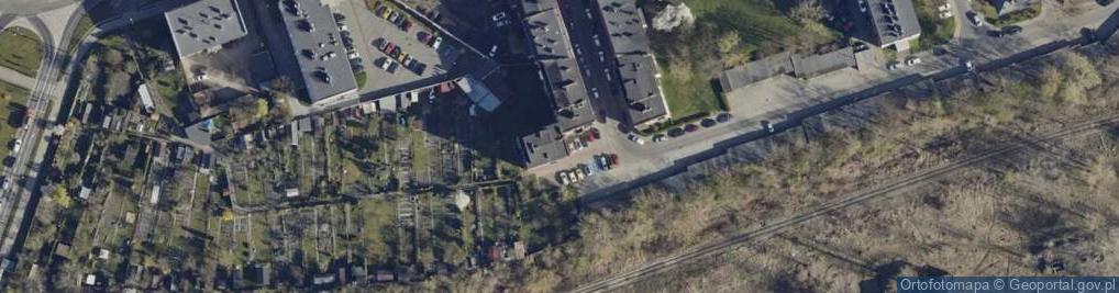 Zdjęcie satelitarne św. Elżbiety ul.