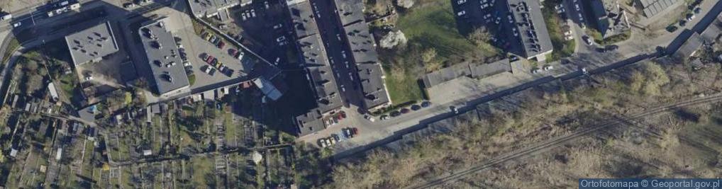 Zdjęcie satelitarne św. Elżbiety ul.