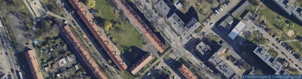 Zdjęcie satelitarne Świętojańska ul.
