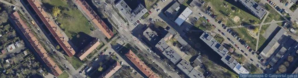 Zdjęcie satelitarne Świętojańska ul.