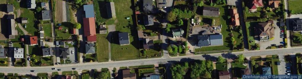 Zdjęcie satelitarne św. Anny ul.