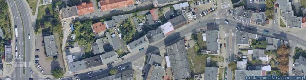 Zdjęcie satelitarne Świętokrzyska ul.