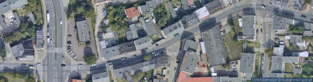 Zdjęcie satelitarne Świętokrzyska ul.