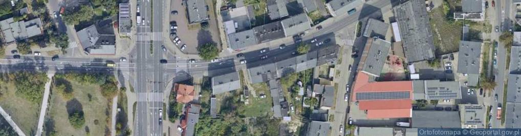 Zdjęcie satelitarne Świętokrzyska ul.