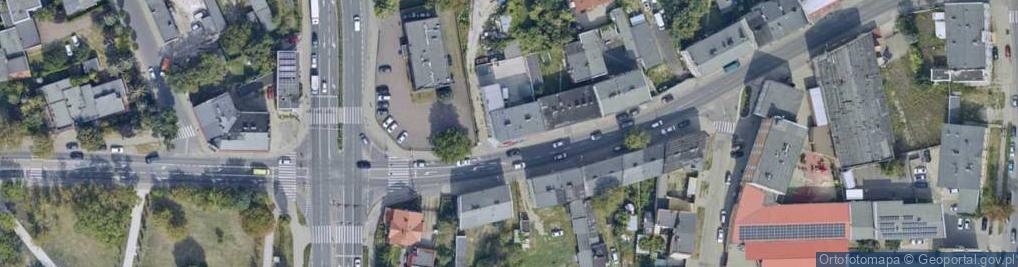 Zdjęcie satelitarne Świętokrzyska ul.