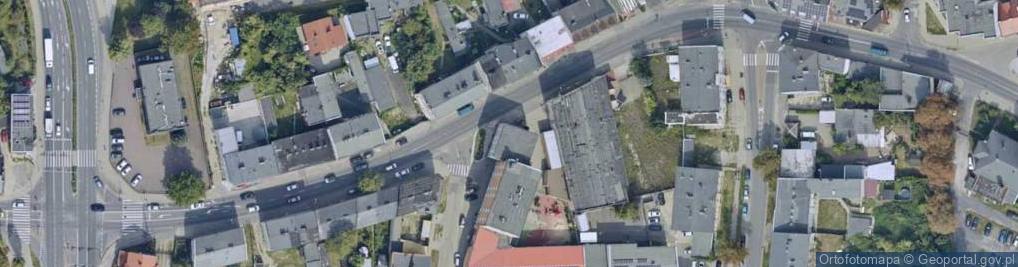 Zdjęcie satelitarne Świętokrzyska ul.