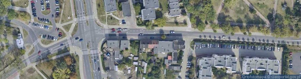 Zdjęcie satelitarne Świętokrzyska ul.