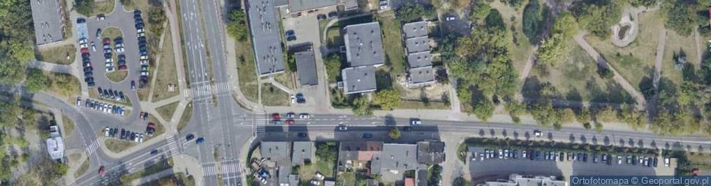 Zdjęcie satelitarne Świętokrzyska ul.
