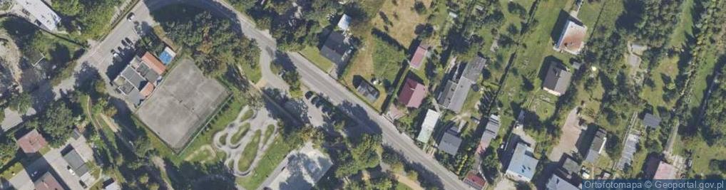 Zdjęcie satelitarne św. Barbary ul.