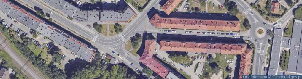 Zdjęcie satelitarne Świętojańska ul.