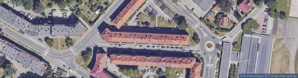 Zdjęcie satelitarne Świętojańska ul.