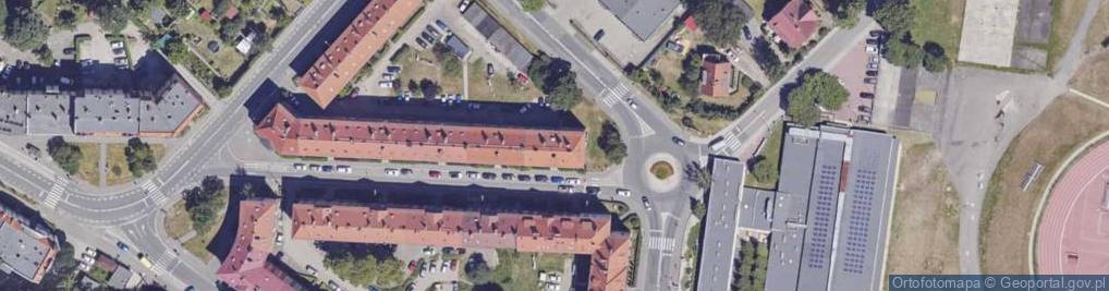 Zdjęcie satelitarne Świętojańska ul.