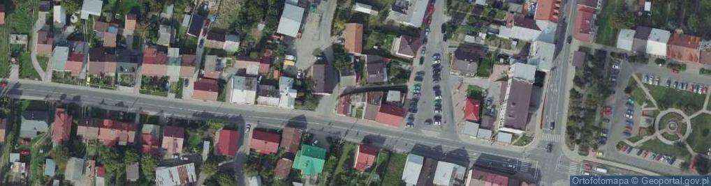 Zdjęcie satelitarne św. Barbary ul.
