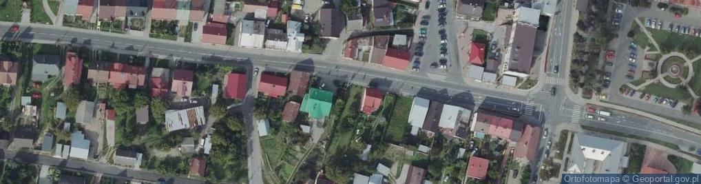 Zdjęcie satelitarne św. Barbary ul.