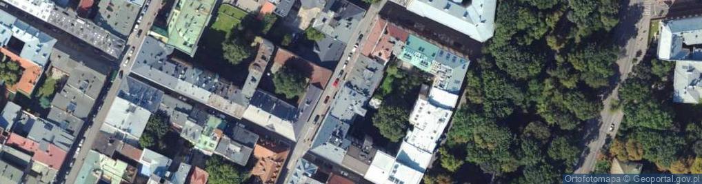 Zdjęcie satelitarne św. Krzyża ul.