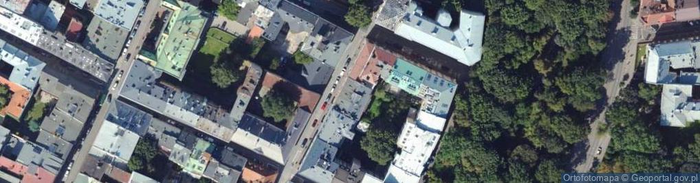 Zdjęcie satelitarne św. Krzyża ul.