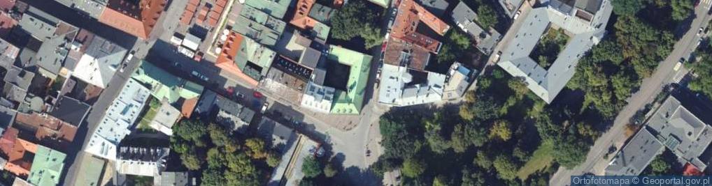 Zdjęcie satelitarne św. Krzyża ul.