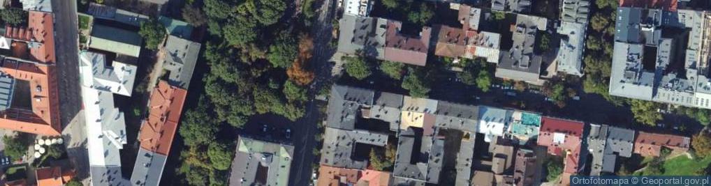 Zdjęcie satelitarne św. Sebastiana ul.