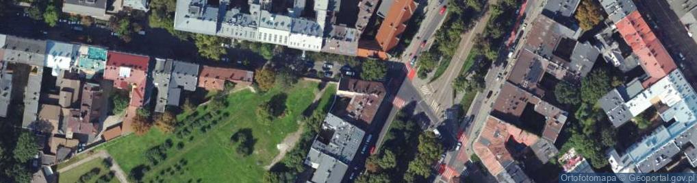 Zdjęcie satelitarne św. Sebastiana ul.