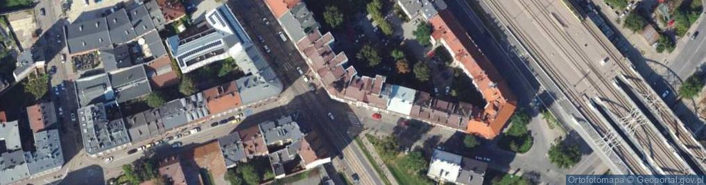 Zdjęcie satelitarne św. Wawrzyńca ul.
