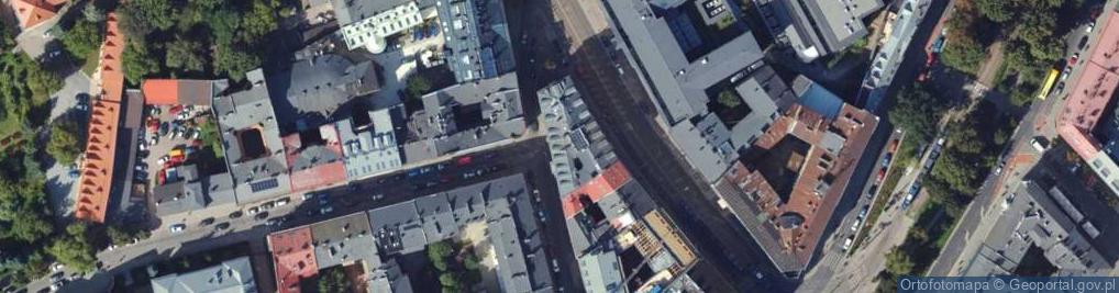 Zdjęcie satelitarne św. Agnieszki ul.