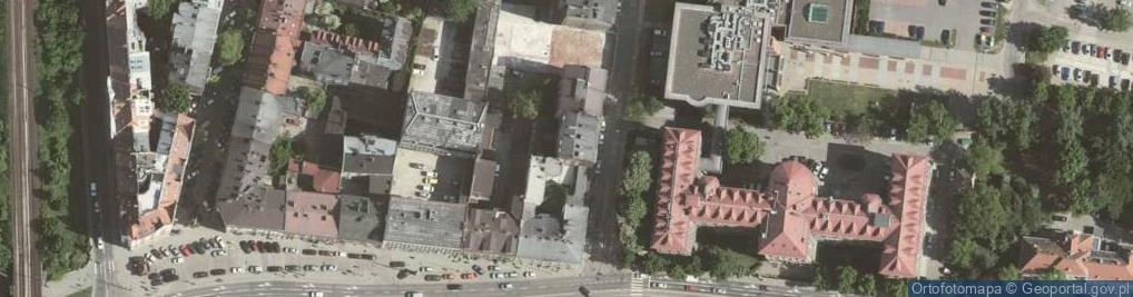 Zdjęcie satelitarne św. Łazarza ul.