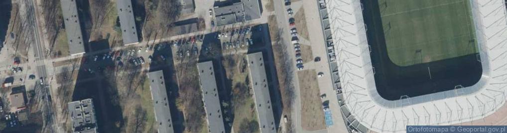 Zdjęcie satelitarne św. Kazimierza ul.