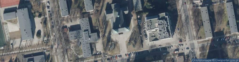 Zdjęcie satelitarne św. Kazimierza ul.