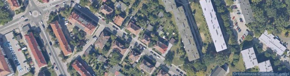 Zdjęcie satelitarne św. Barbary ul.