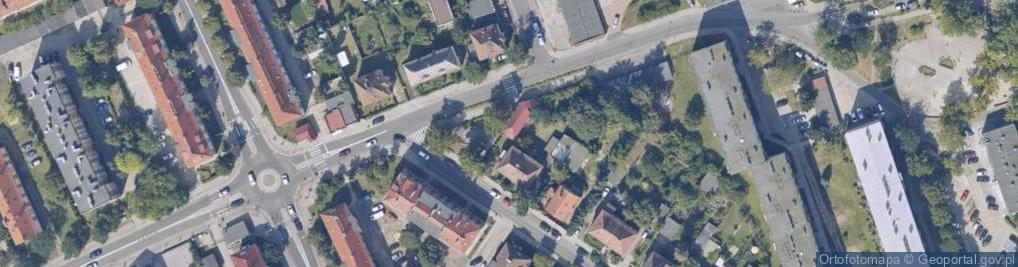 Zdjęcie satelitarne św. Barbary ul.