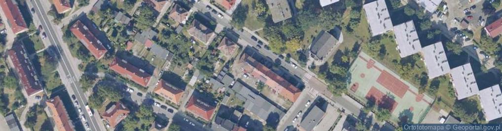 Zdjęcie satelitarne św. Barbary ul.