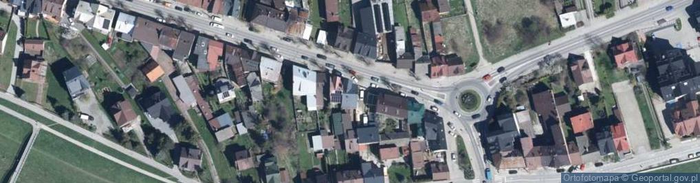 Zdjęcie satelitarne św. Anny ul.