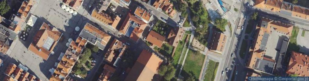 Zdjęcie satelitarne św. Barbary ul.
