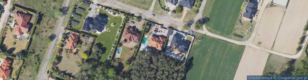 Zdjęcie satelitarne św. Huberta ul.